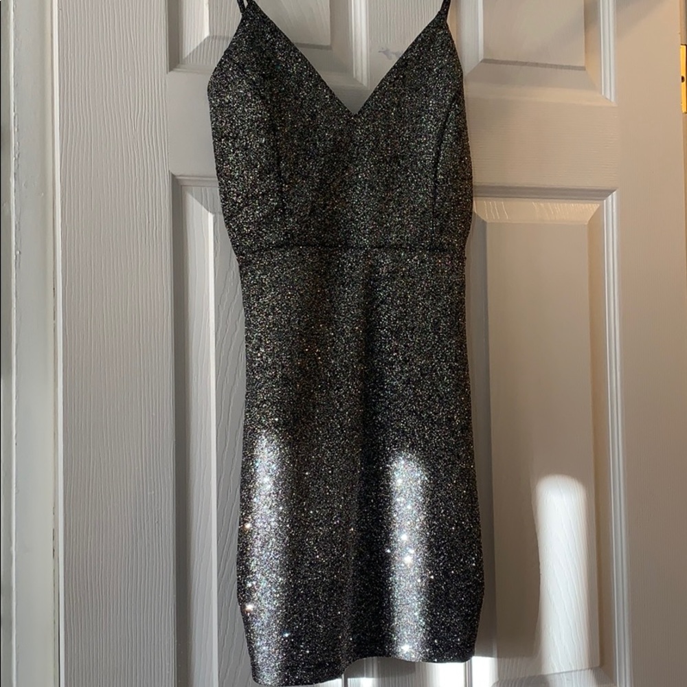 Windsor Black Sparkly Dress